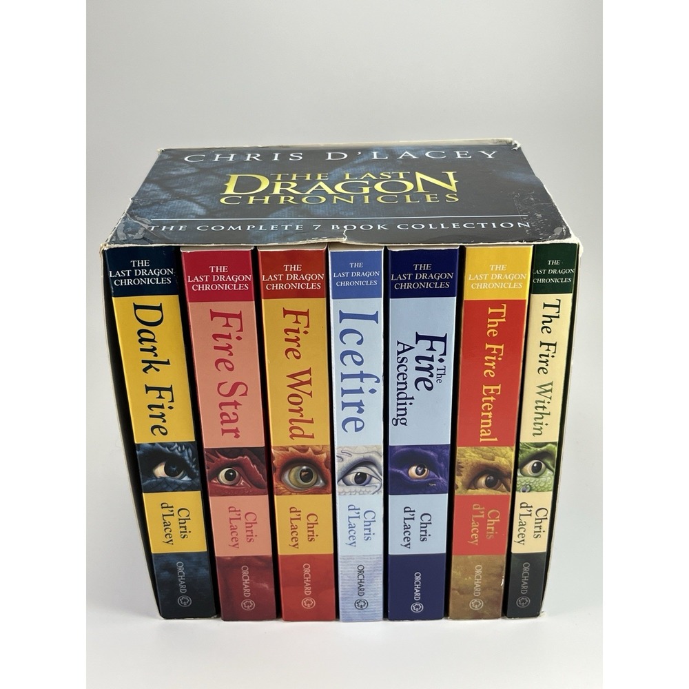 The Last Dragon Chronicles Chris d'Lacey Complete 7 Book Set Boxed Collection